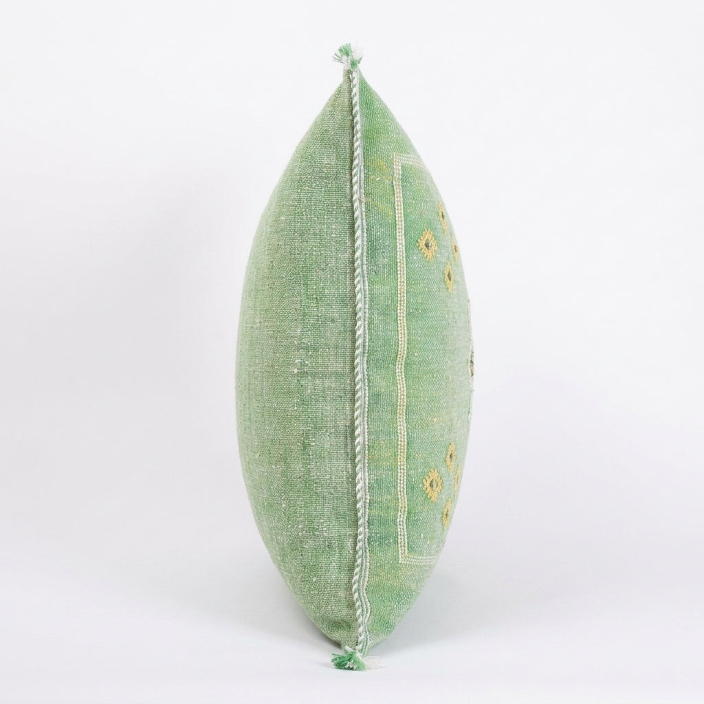 Green Moroccan sabra pillow, 50x50 cm