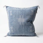 Dove blue Moroccan sabra pillow