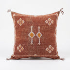 Terracotta Moroccan sabra pillow