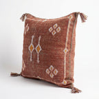 Terracotta Moroccan sabra pillow