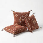 Terracotta Moroccan sabra pillow