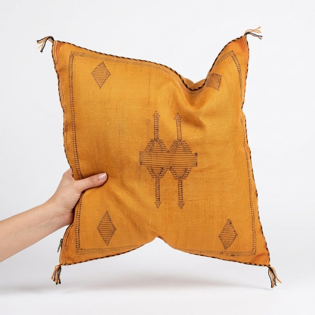 Amber Moroccan sabra pillow