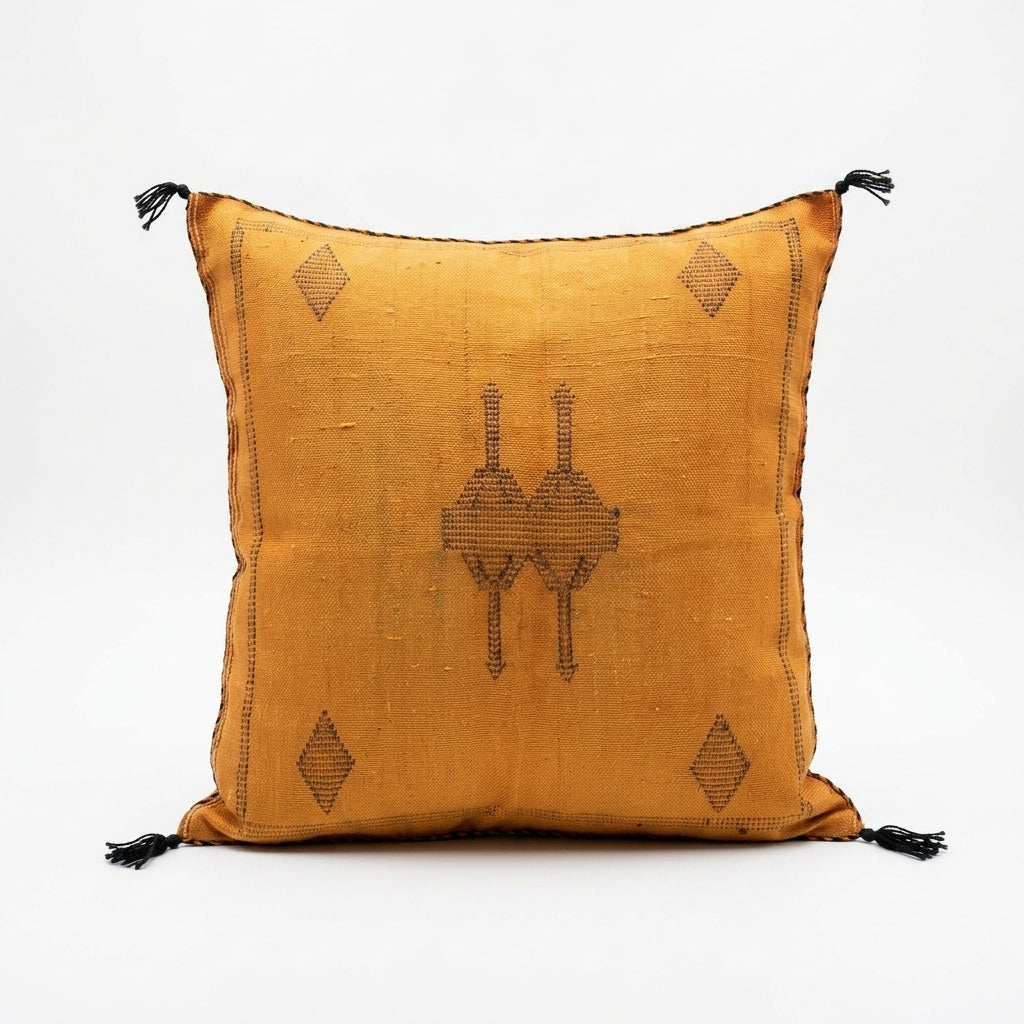 Amber Moroccan sabra pillow