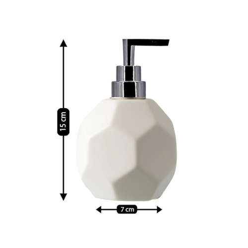 Ceramic Soap Dispenser – Refillable Pump Bottle