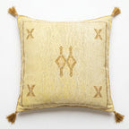 Pale yellow Moroccan sabra pillow