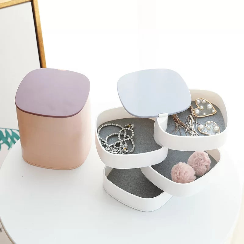 4 Layer Rotating Jewelery Organizer