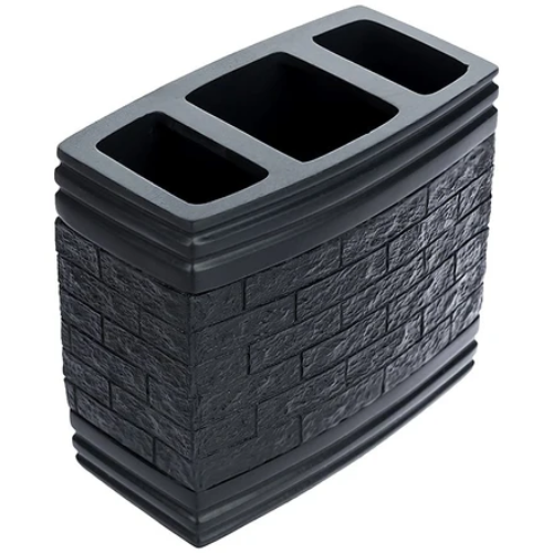 Black Textured Bathroom Set | Premium Bathroom Accessories