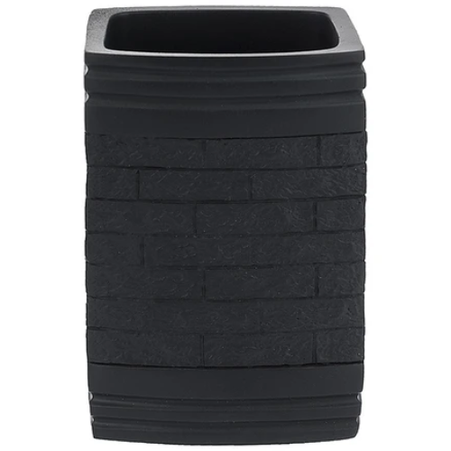 Black Textured Bathroom Set | Premium Bathroom Accessories