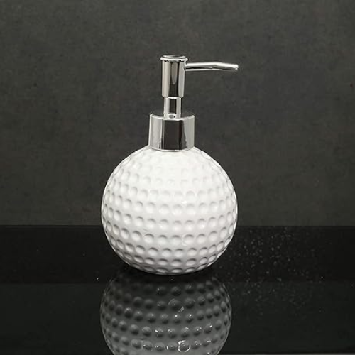 SATSUN Ceramic Honeycomb Bathroom Set (4 Pcs | White)