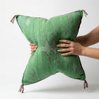 Emerald Moroccan sabra pillow