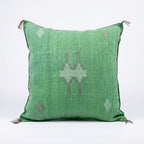 Emerald Moroccan sabra pillow