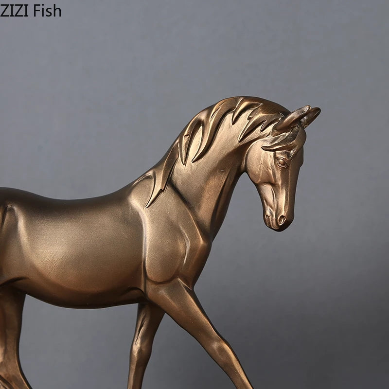 Golden Horse Statue