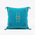 Turquoise Moroccan sabra pillow