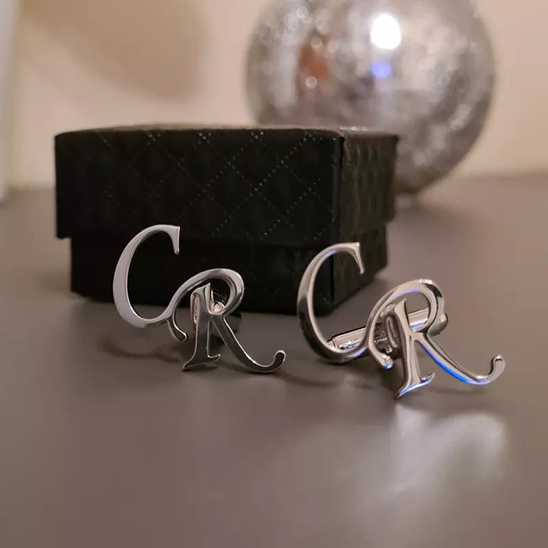 Name initials Mens Studs