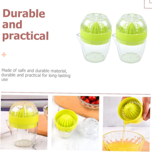 DANY HOME 2Pcs Manual Juice Maker Hand Press Portable Citrus Juicer