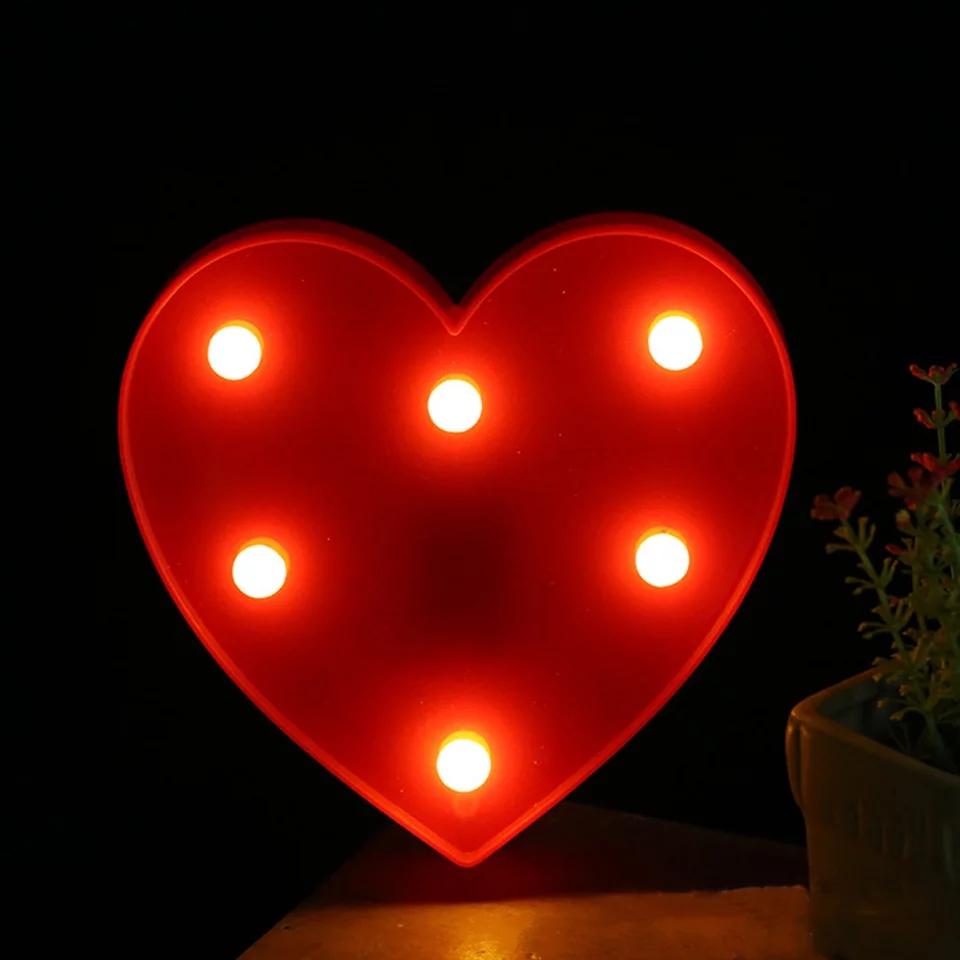 Heart LED Night Lamp