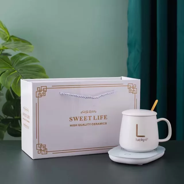 Coffee warmer mug White