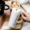 Ceramic drinking Straw mug