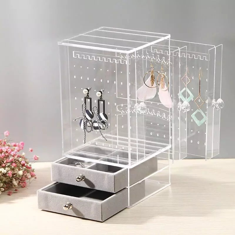 Acrylix Earing storage box