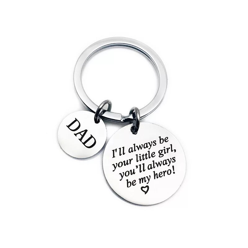 Personalized metal keychain