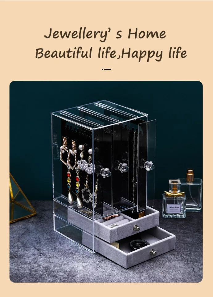 Acrylix Earing storage box