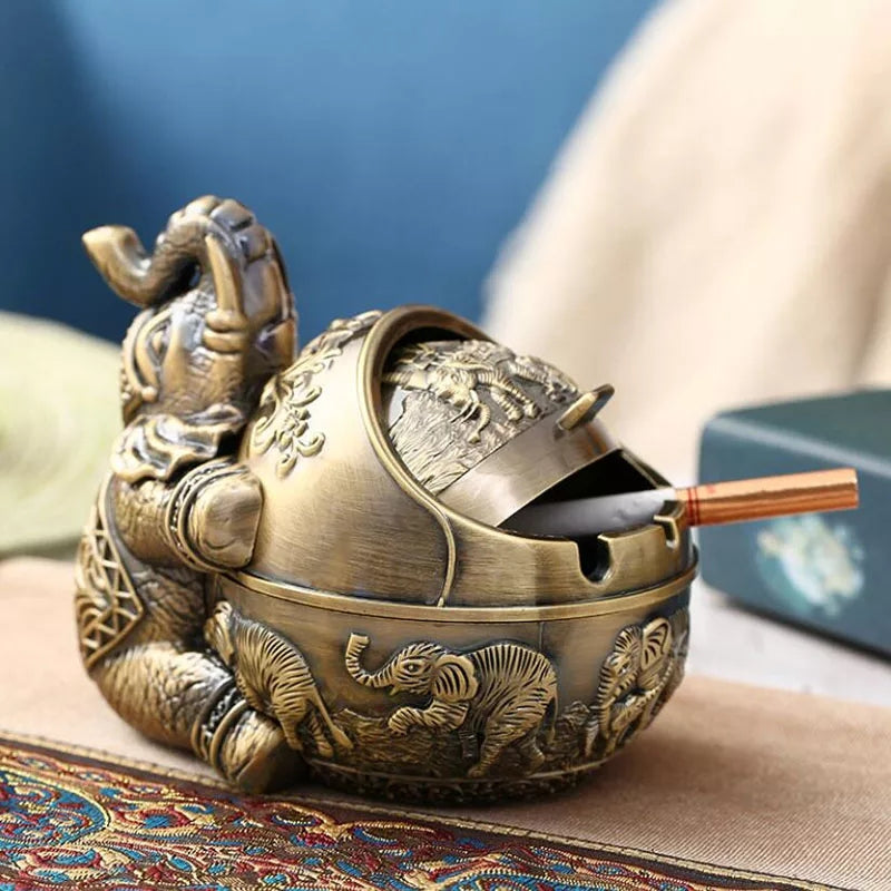 Vintage Elephant Ashtray