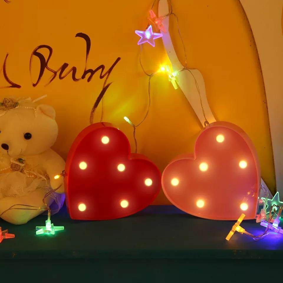 Heart LED Night Lamp