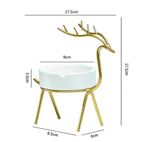 Deer Ashtray – Stylish & Modern Home Décor Piece