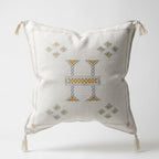 Ivory Moroccan sabra pillow