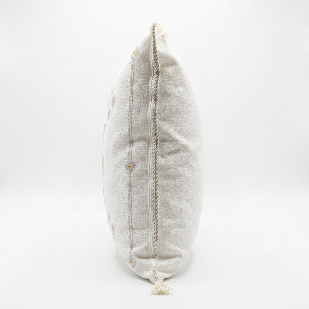 Ivory Moroccan sabra pillow