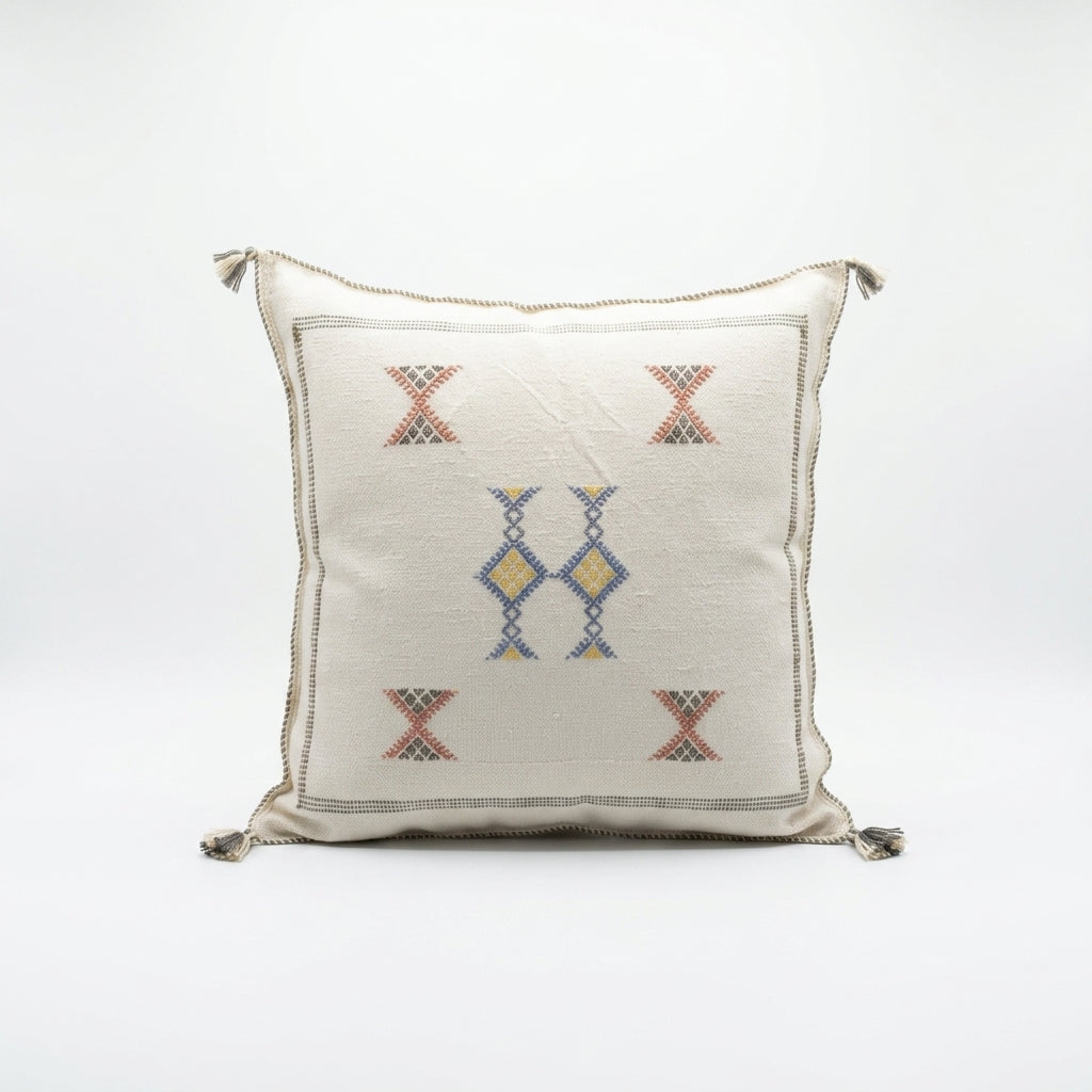 Ivory Moroccan sabra pillow