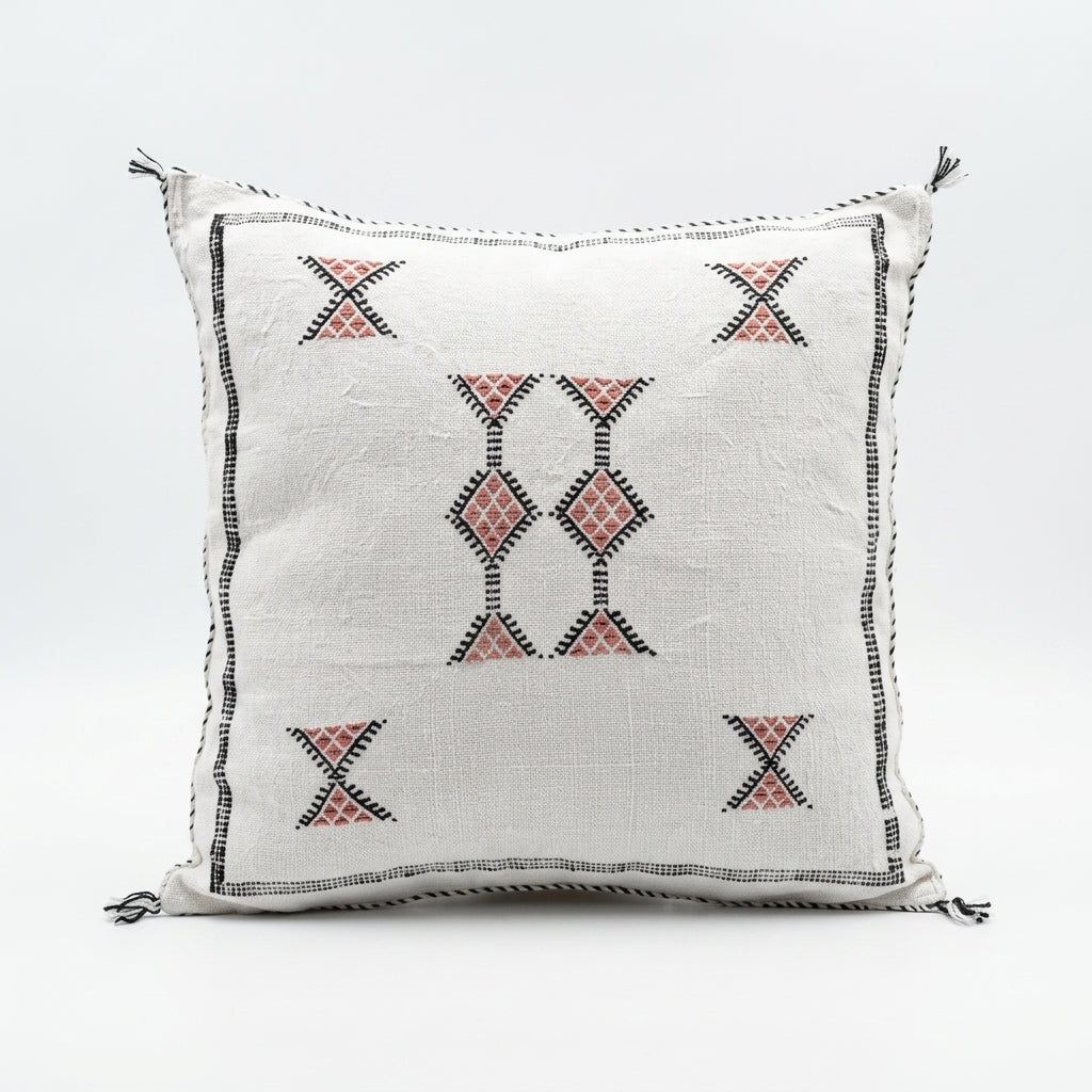 Ivory Moroccan sabra pillow