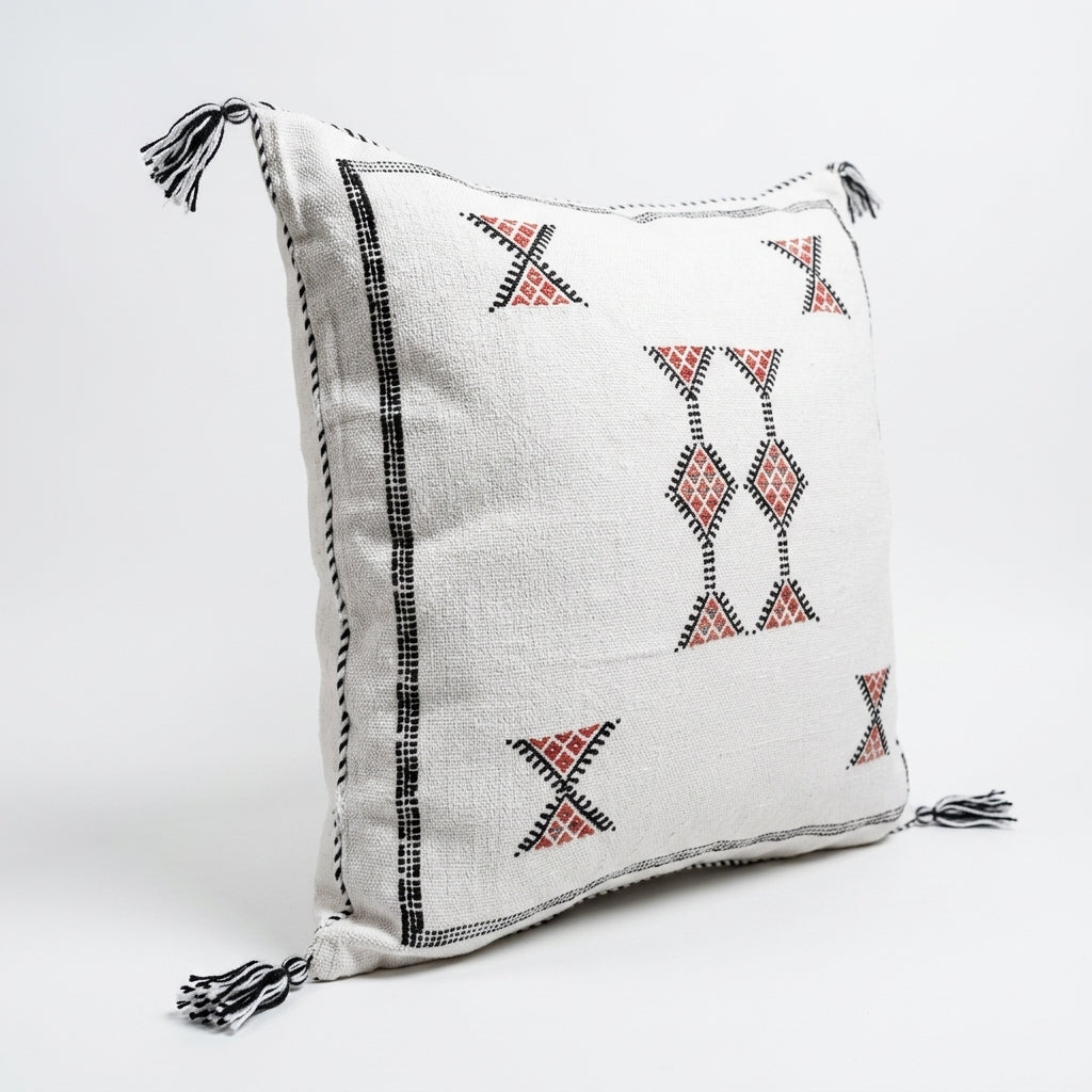 Ivory Moroccan sabra pillow