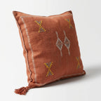 Rust Moroccan sabra pillow