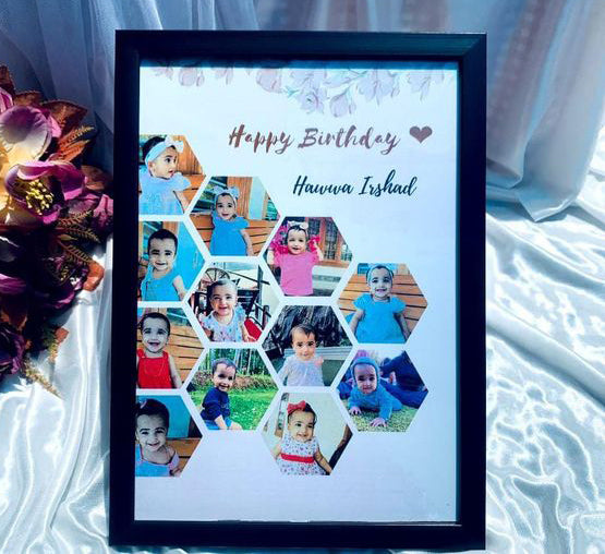 Photo frame for Baby birthday