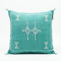 Teal Moroccan sabra pillow