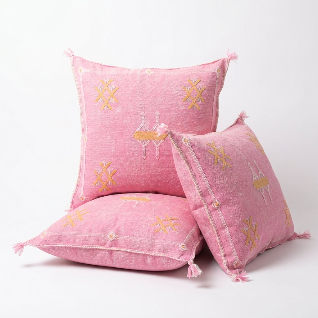 Pink Moroccan sabra pillow