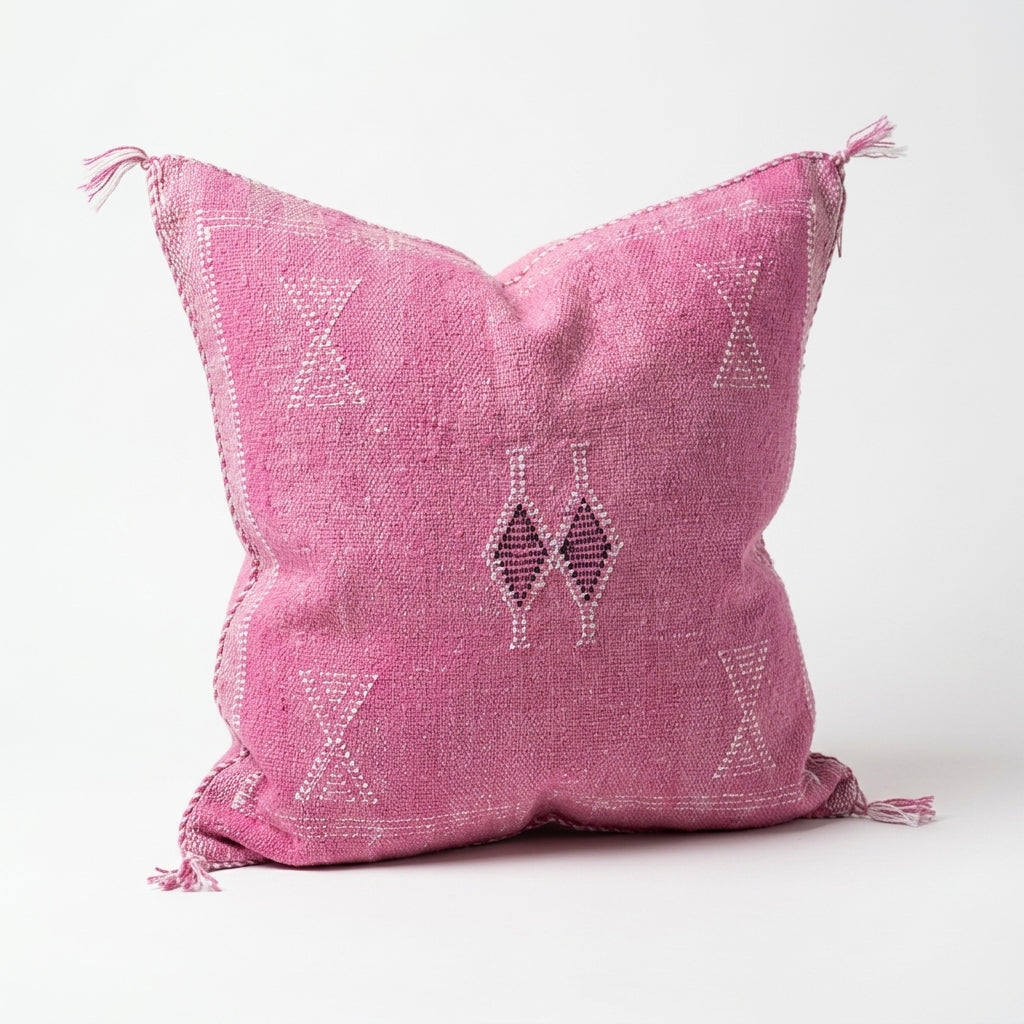 Rose pink Moroccan sabra pillow
