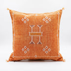 Orange Moroccan sabra pillow