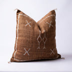 Coffee brown Moroccan sabra pillow