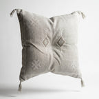 Silver grey Moroccan sabra pillow