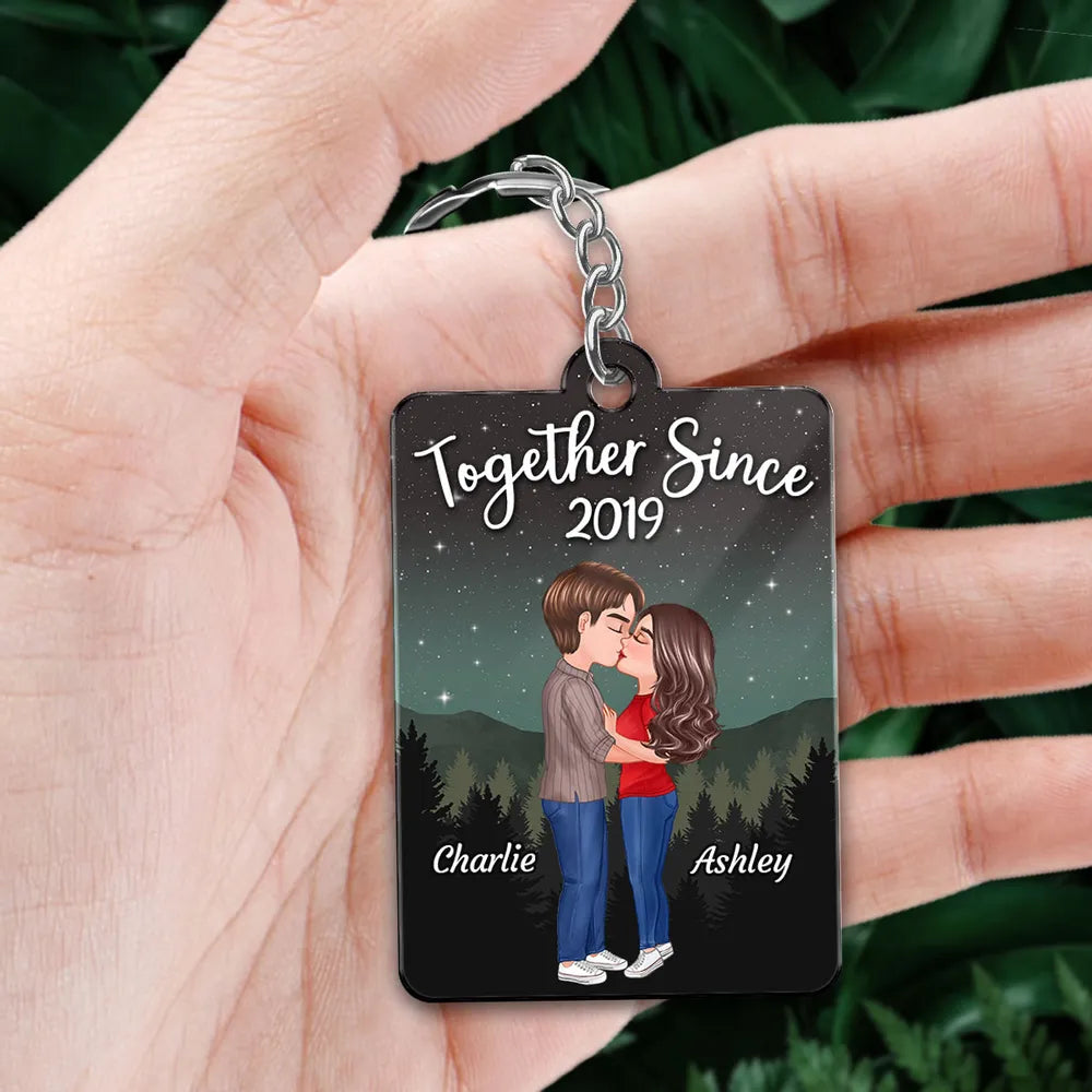 Customized Acrylc Couple Keychain