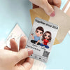 Customized Spotify Song Couple Metal card
