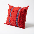 Red Sequin Moroccan pillow cover, detail photo 6
