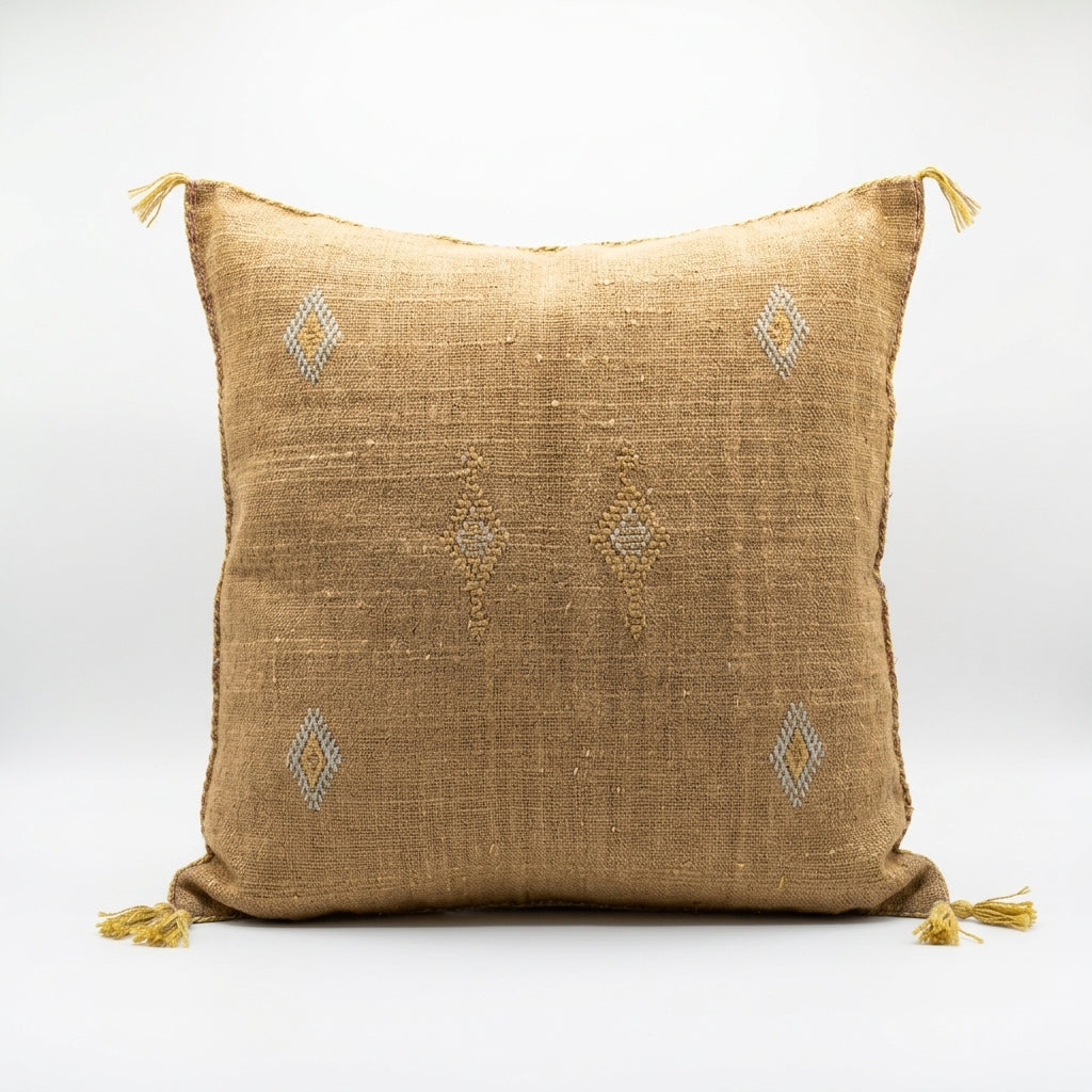 Caramel Moroccan sabra pillow