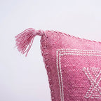 Mauve pink Moroccan sabra pillow