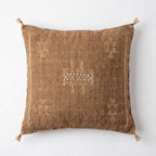 Coffee brown Moroccan sabra pillow