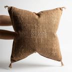 Coffee brown Moroccan sabra pillow