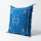 Indigo blue Moroccan sabra pillow