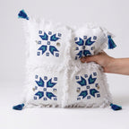 Starburst Moroccan pillow cover, detail photo 2